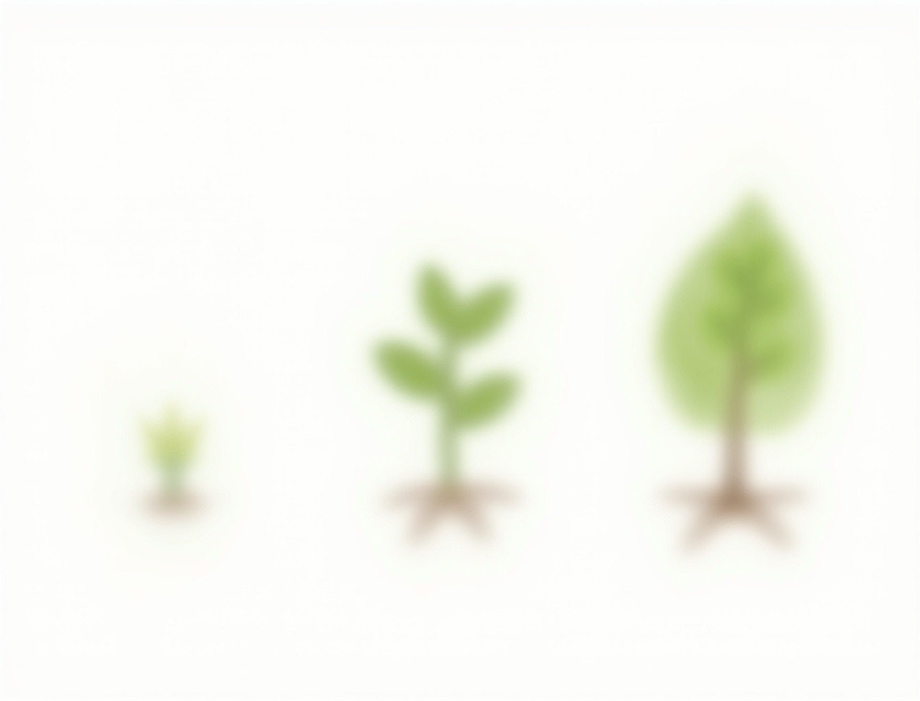 three-phase digital garden cycle diagram with green plant cultivate harvest growth stages