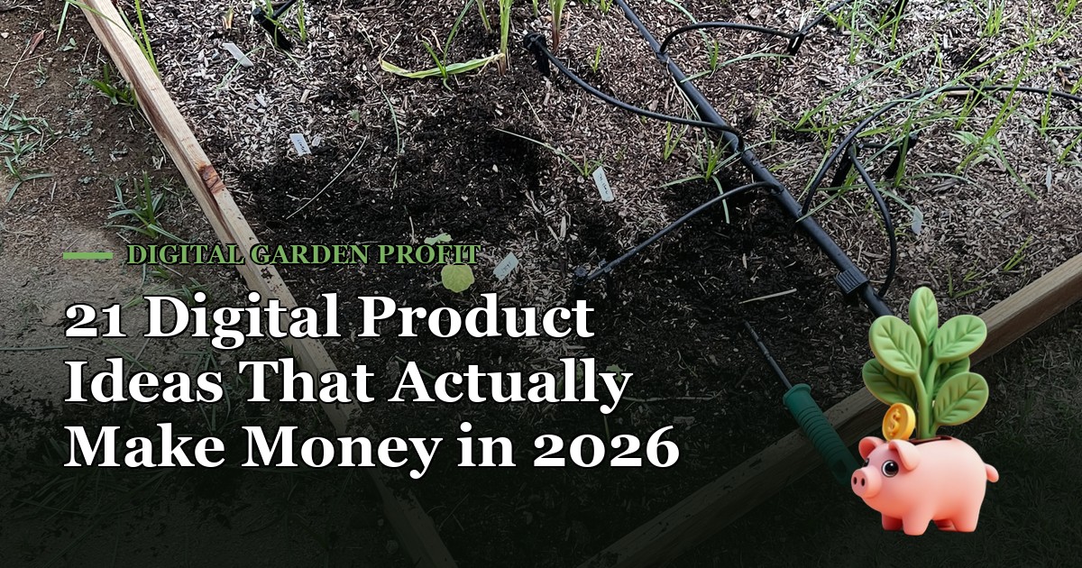 21 Digital Product Ideas That Actually Make Money in 2026 — Digital Garden Profit