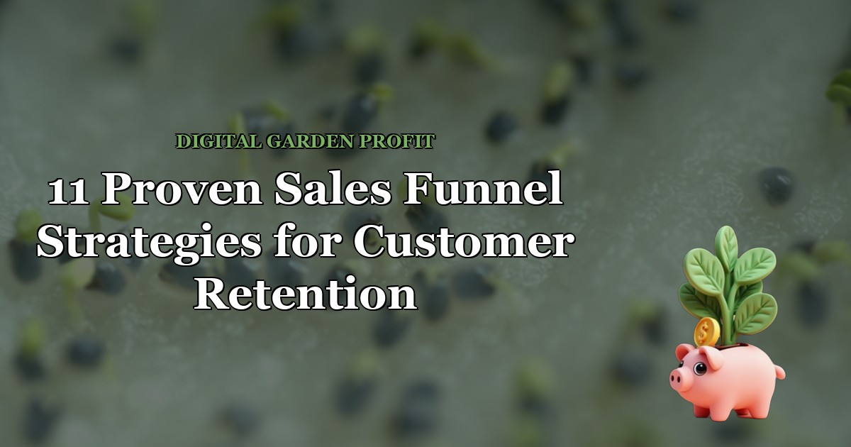 11 Proven Sales Funnel Strategies for Customer Retention — Digital Garden Profit