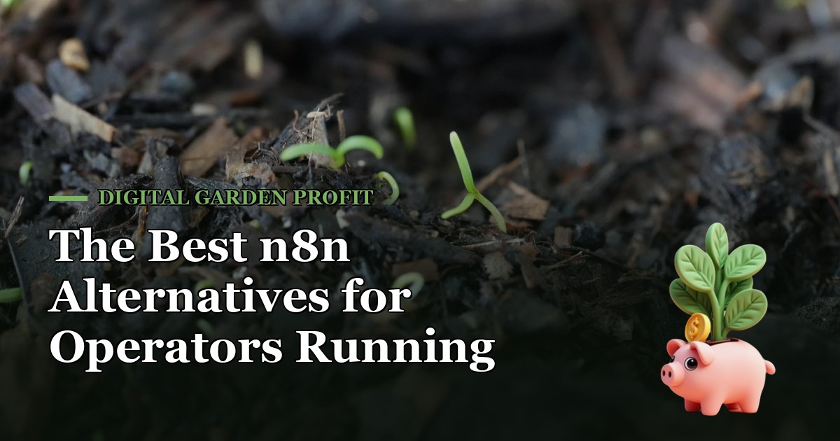 The Best n8n Alternatives for Operators Running Leaner Stacks — Digital Garden Profit