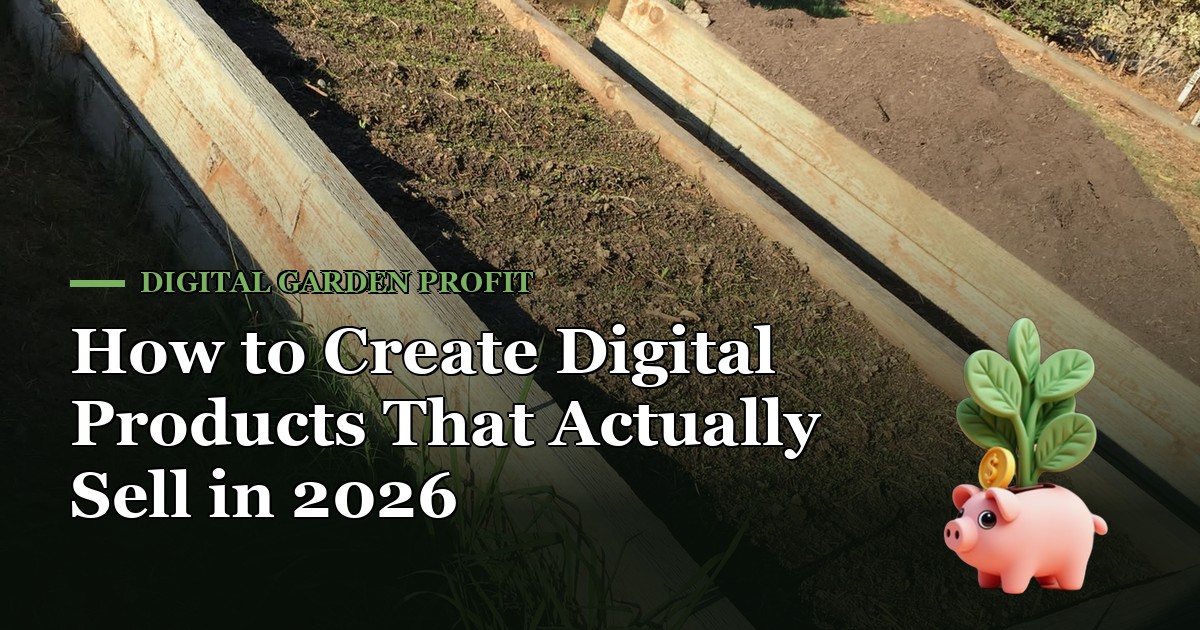 How to Create Digital Products That Actually Sell in 2026 — Digital Garden Profit