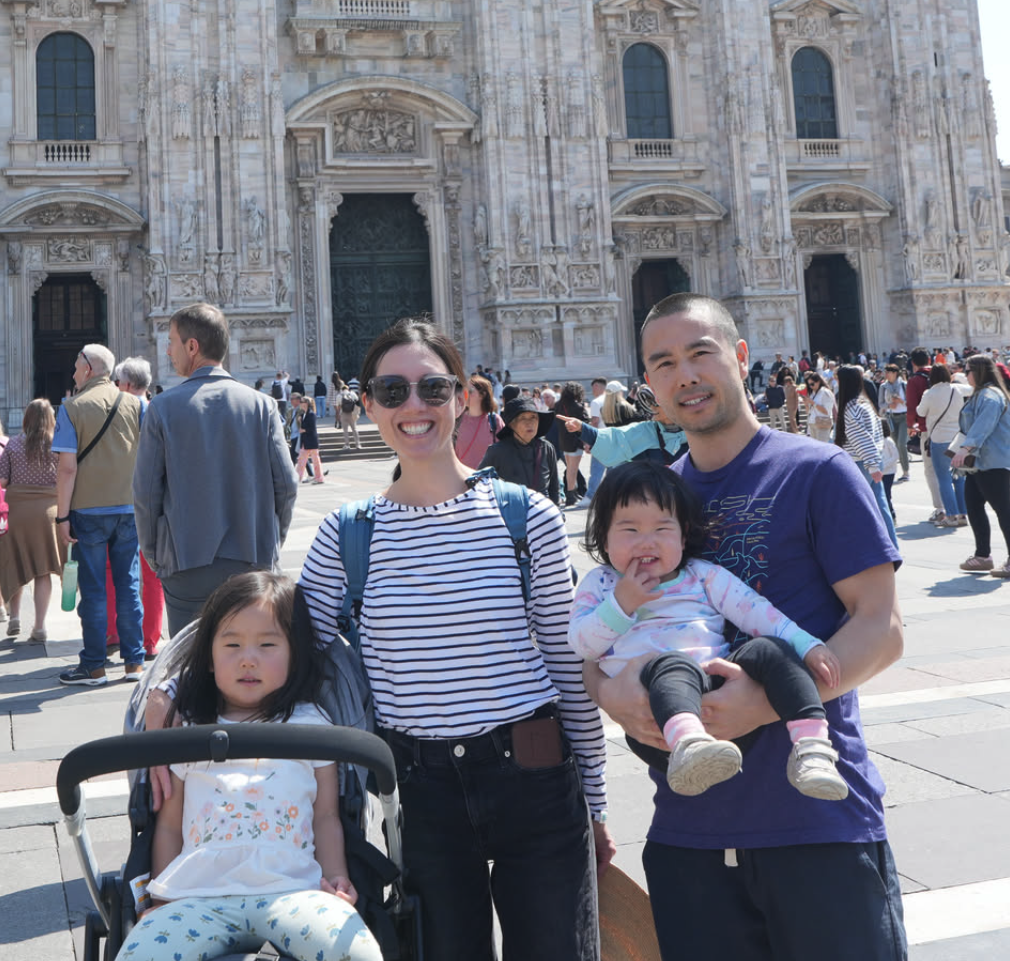 Pat Tokuyama and family