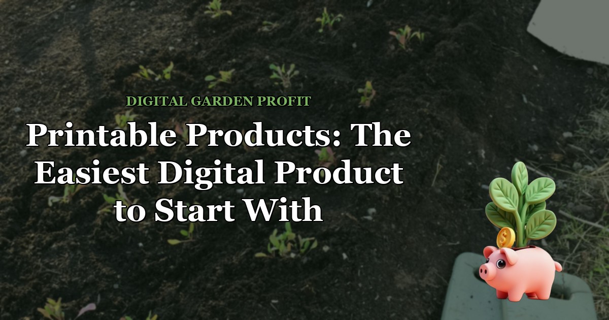 Printable Products: The Easiest Digital Product to Start With — Digital Garden Profit