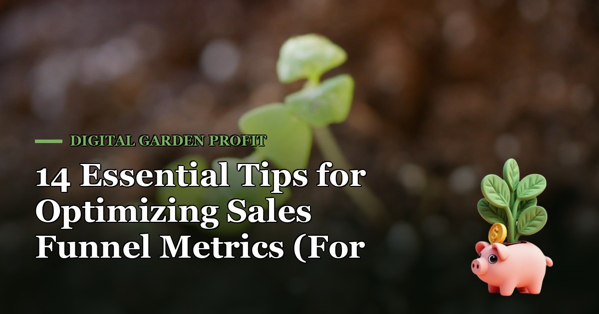 14 Essential Tips for Optimizing Sales Funnel Metrics (For Solopreneurs) — Digital Garden Profit