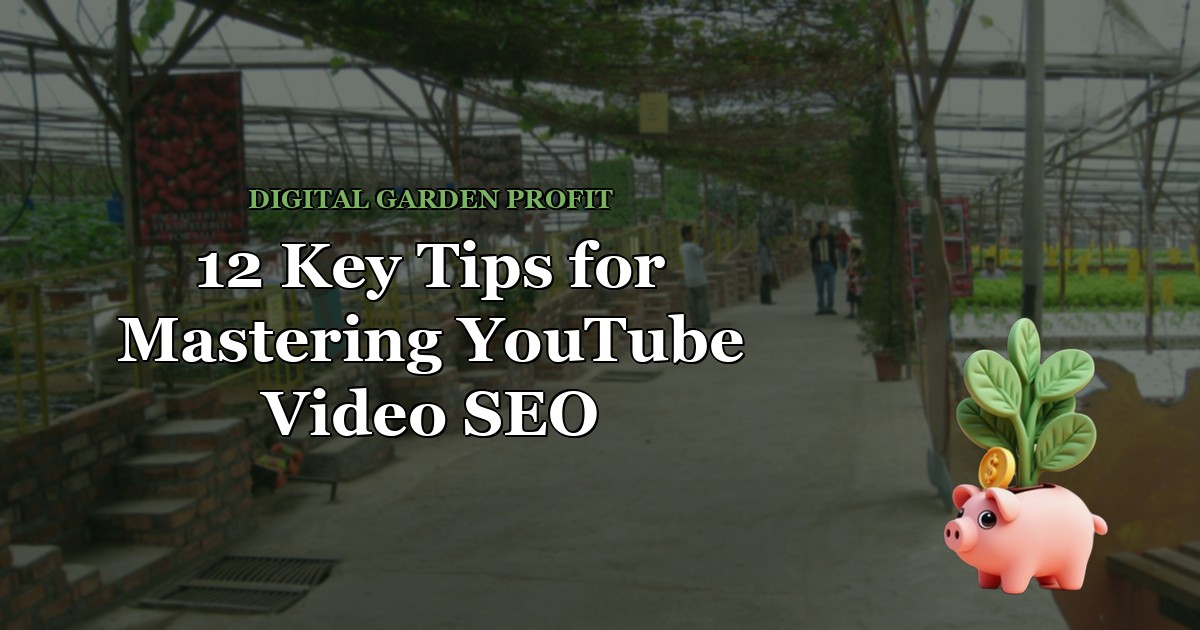 12 Key Tips for Mastering YouTube Video SEO — Digital Garden Profit